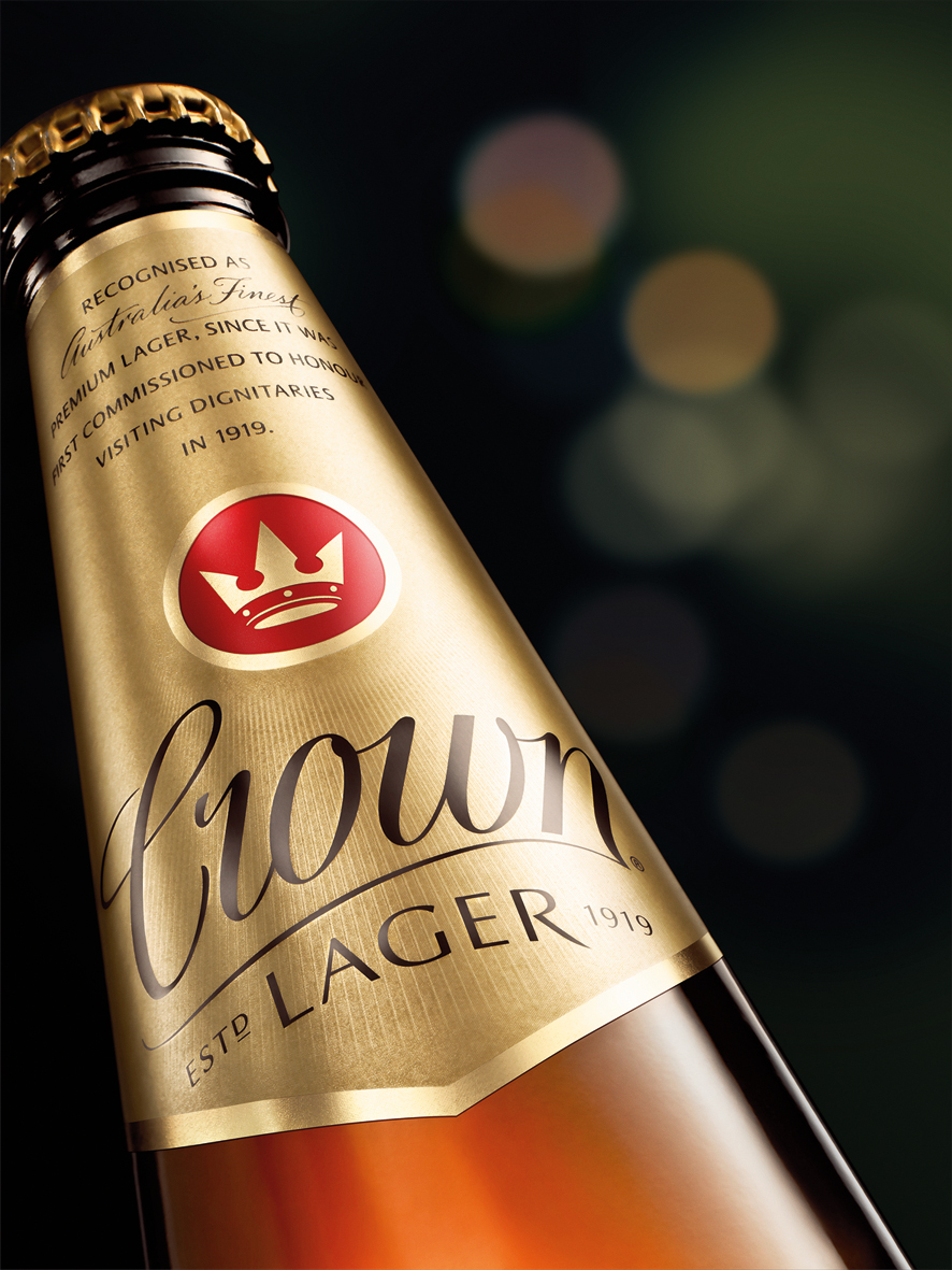 Crown Lager packaging refresh Winner 2012 Sydney Design Awards